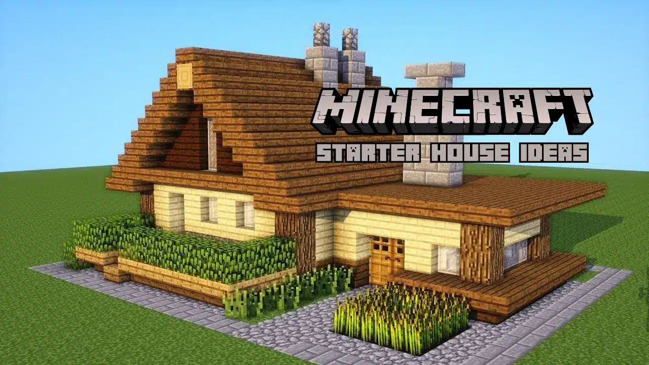 Mẫu nhà gỗ trong Minecraft đẹp dễ thương