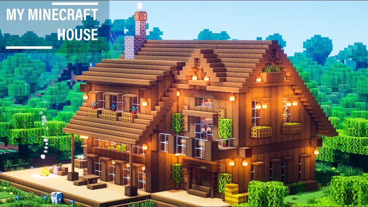Mẫu nhà gỗ trong Minecraft đẹp nhất