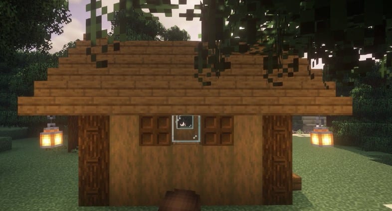 Mẫu nhà gỗ trong Minecraft đơn giản nhất