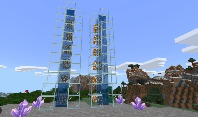 Mẫu thang máy trong Minecraft ấn tượng nhất