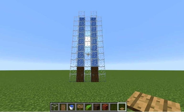 Mẫu thang máy trong Minecraft đẹp đơn giản
