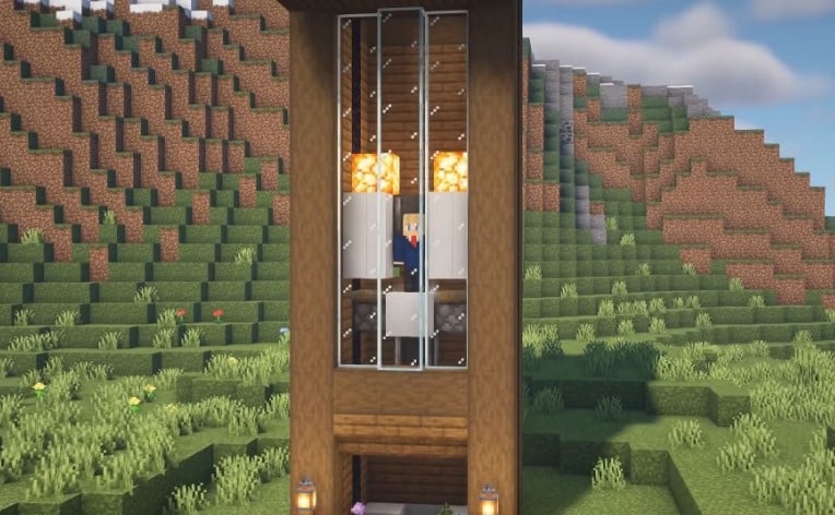 Mẫu thang máy trong Minecraft độc đáo nhất