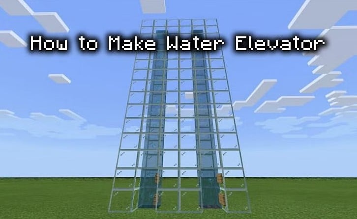Mẫu thang máy trong Minecraft đơn giản