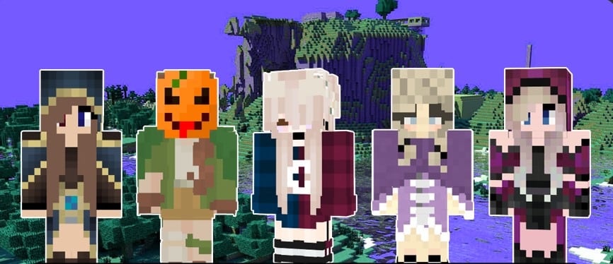Skin phù thủy trong Minecraft độc lạ
