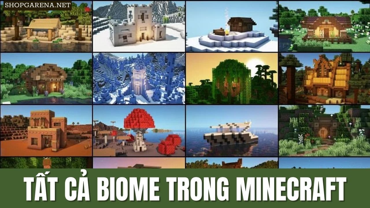 Tất Cả Biome Trong Minecraft