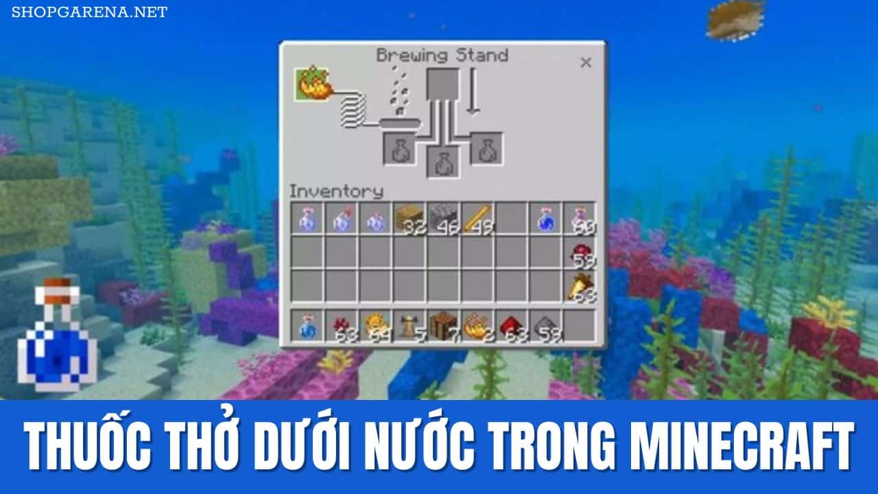 Thuốc Thở Dưới Nước Trong Minecraft