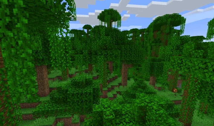 Vùng rừng nhiệt đới trong Minecraft