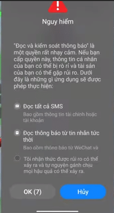 nhấn OK là được