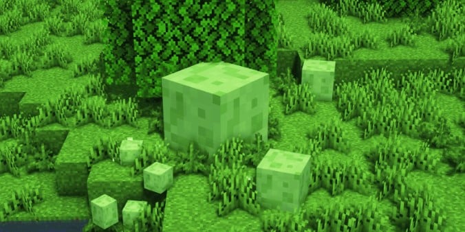 Các khối slime block
