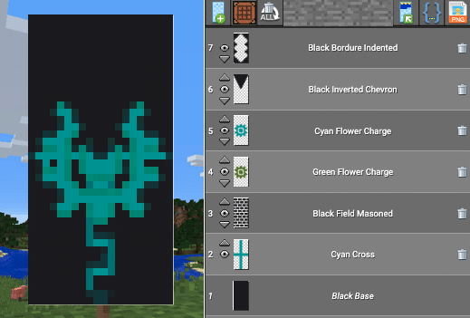 Cách Làm Banner Minecraft Hình Con Rồng