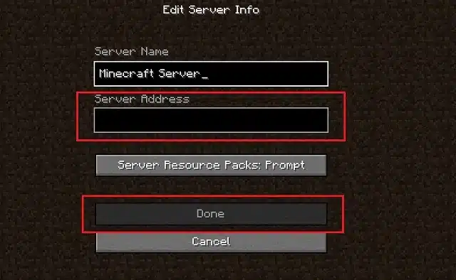 Cách vào Server Minecraft PC