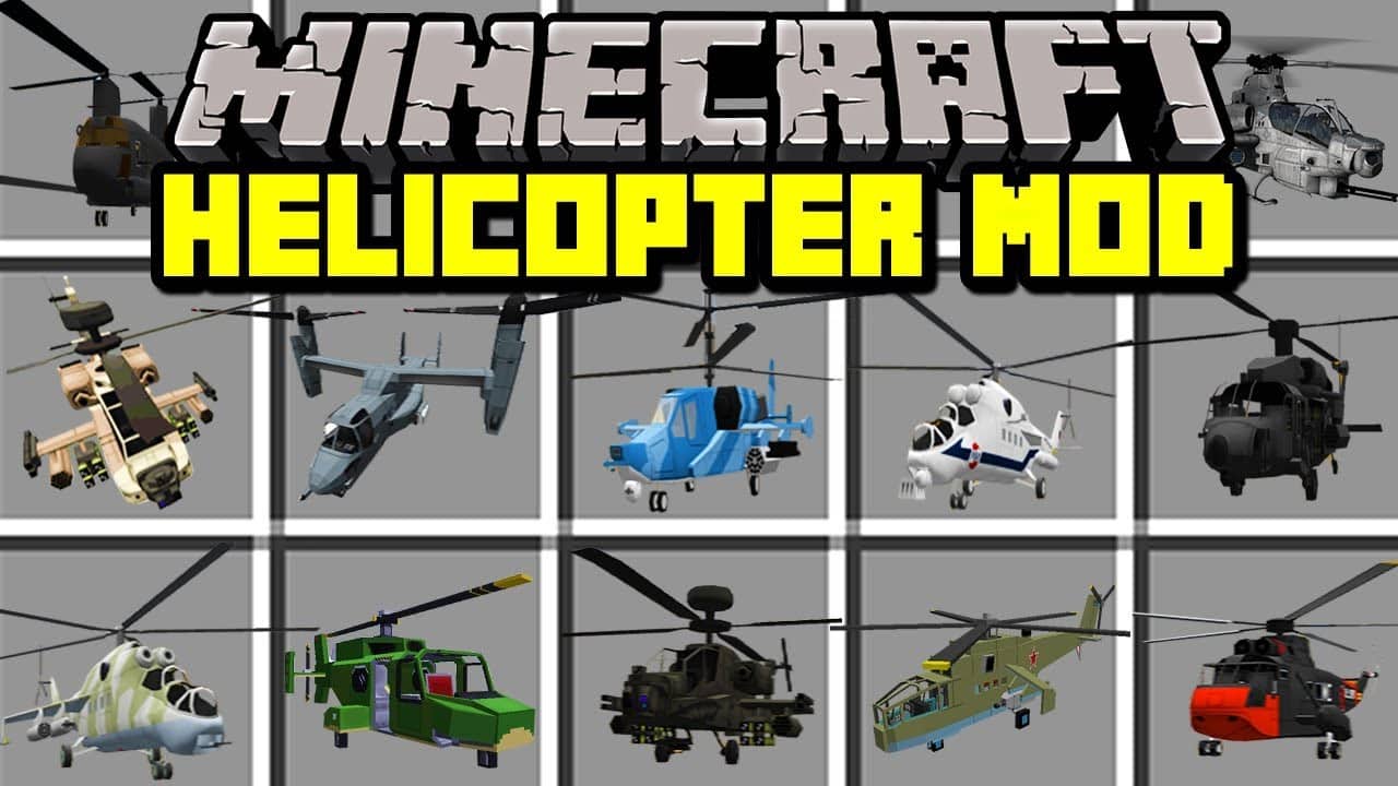 Cài đặt Helicopter Mod