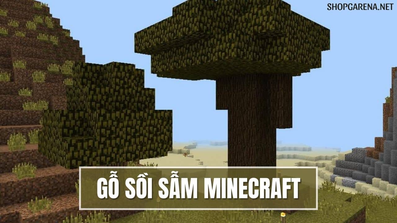 Gỗ Sồi Sẫm Minecraft