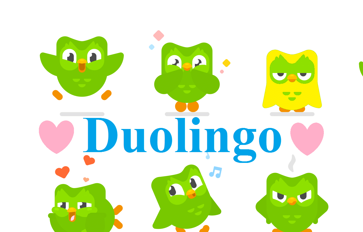 Hình Duolingo đẹp ngộ nghĩnh