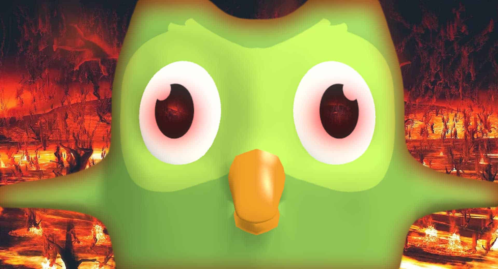 Hình Duolingo mắt đỏ đặc sắc