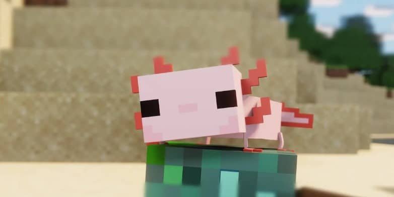 Hình ảnh Axolotl Minecraft ấn tượng