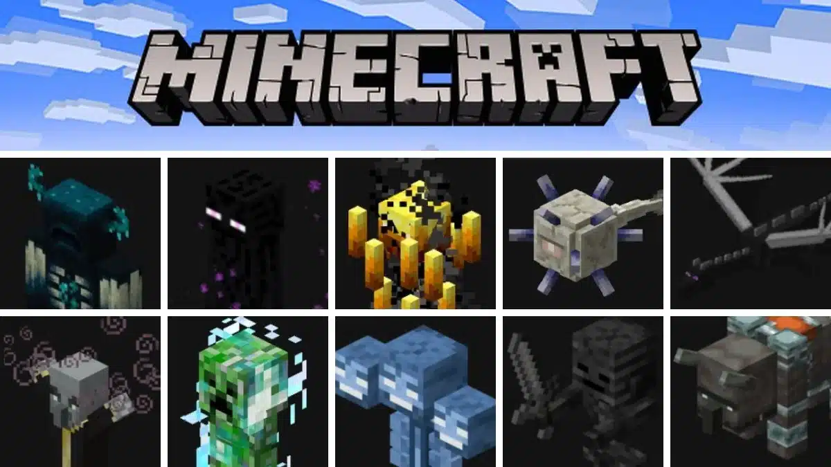 Hình ảnh các con quái vật trong Minecraft độc lạ