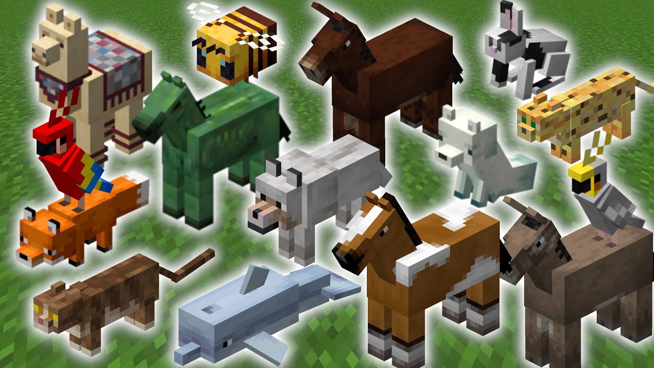 Hình ảnh các con vật trong Minecraft cực đẹp