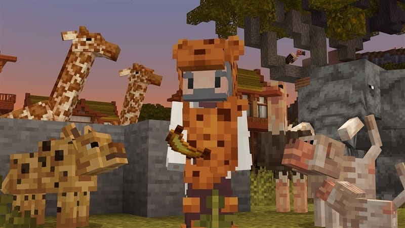 Hình ảnh các con vật trong Minecraft độc lạ