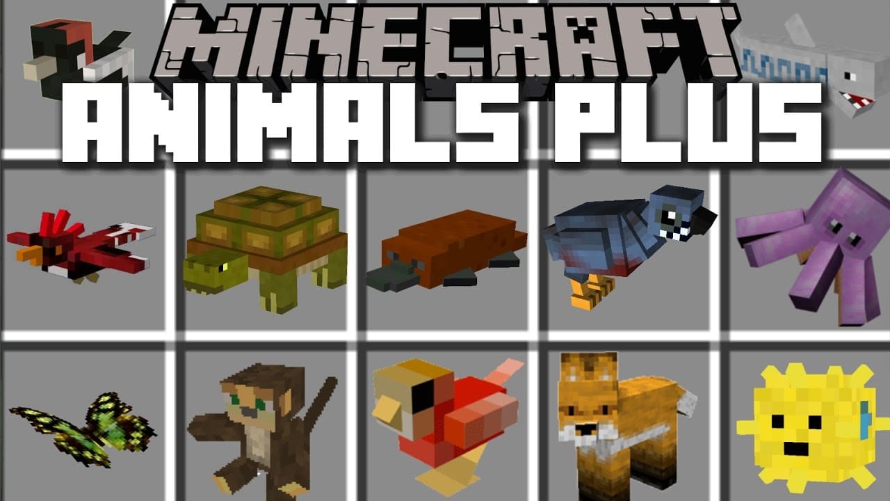 Hình ảnh các con vật trong Minecraft mới nhất