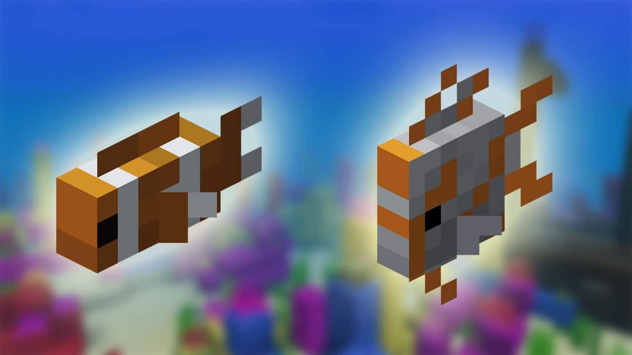 Hình ảnh các loại cá trong Minecraft đáng yêu