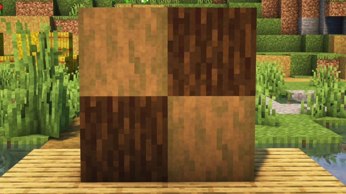 Hình ảnh các loại gỗ trong Minecraft