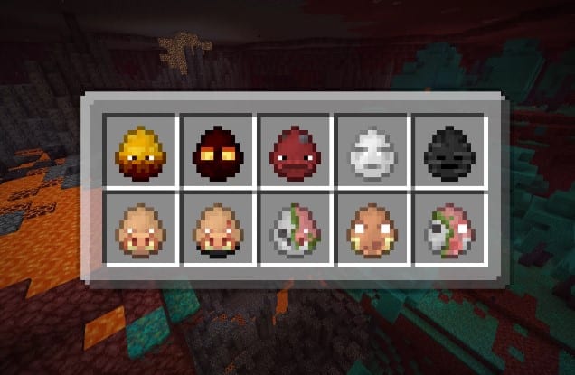 Hình ảnh các loại trứng trong Minecraft đặc sắc