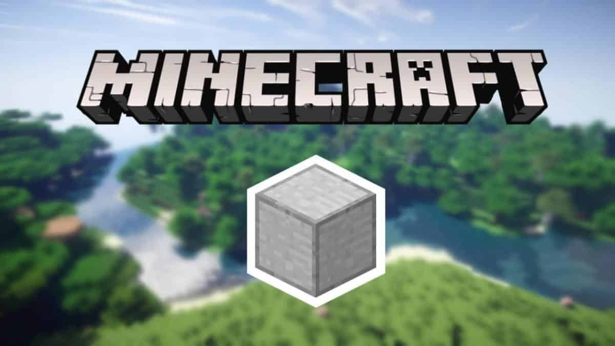 Hình ảnh đá mịn trong Minecraft độc đáo