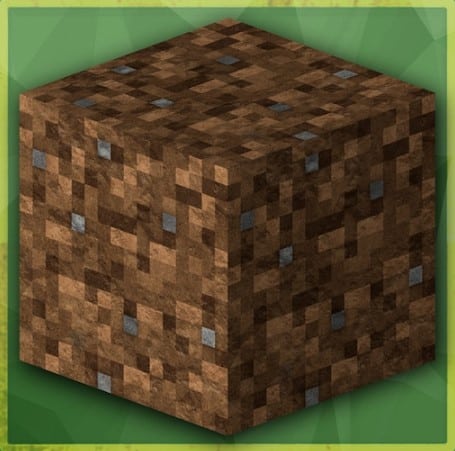 Hình ảnh khối đất trong Minecraft