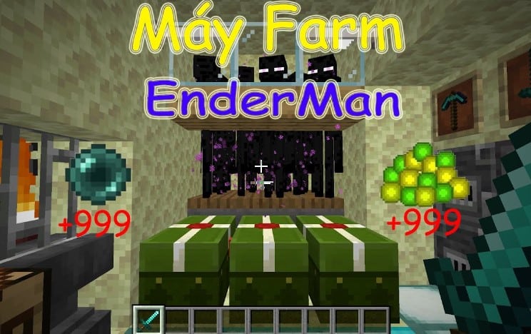 Hình ảnh máy farm Minecraft độc đáo