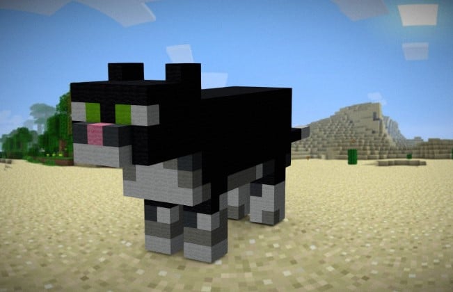 Hình ảnh mèo trong Minecraft đẹp nhất