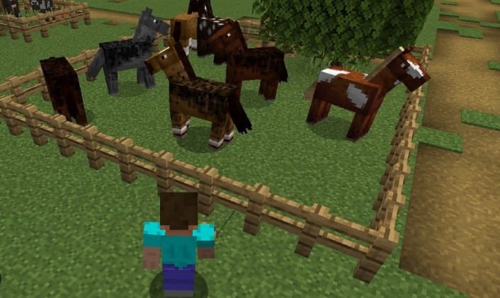 Hình ảnh ngựa trong Minecraft cực ấn tượng
