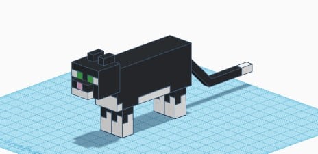 Hình avatar mèo Minecraft cute nhất