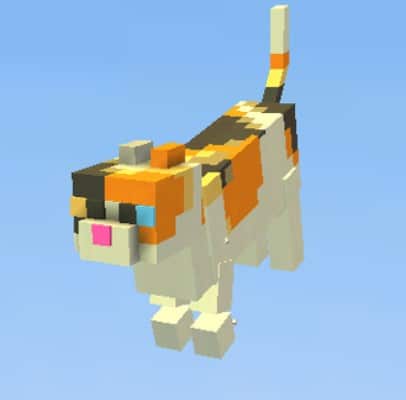 Hình avatar mèo Minecraft cute