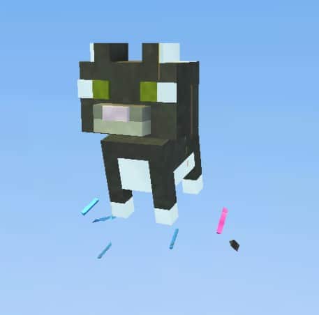 Hình avatar mèo Minecraft độc lạ