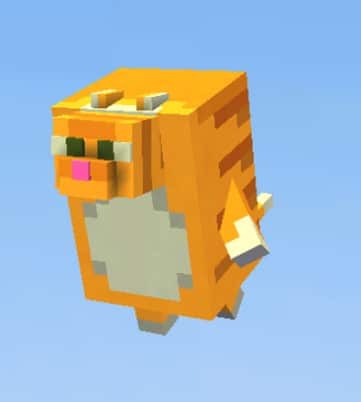 Hình avatar mèo Minecraft mập ú