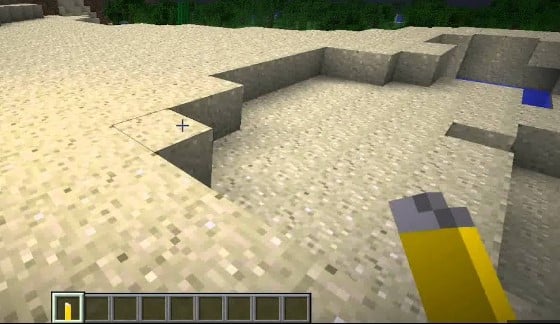 Hình bật lửa trong game Minecraft độc đáo