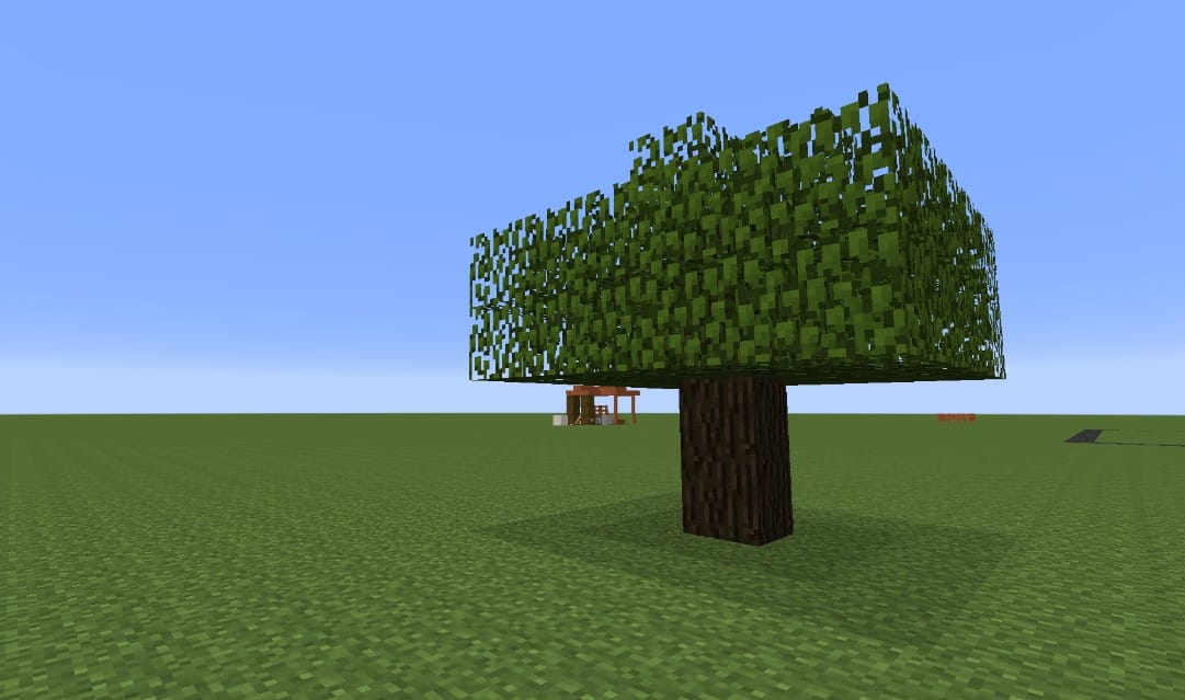Hình cây gỗ Sồi Sẫm trong Minecraft chất nhất
