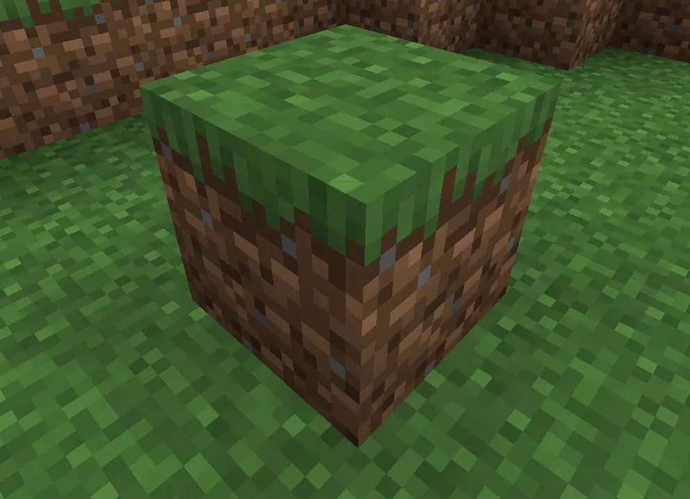 Hình khối cỏ trong Minecraft đẹp nhất
