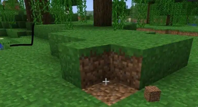 Hình khối cỏ trong Minecraft độc lạ