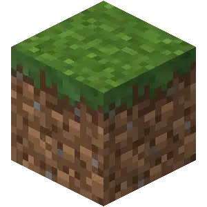 Hình khối cỏ trong Minecraft
