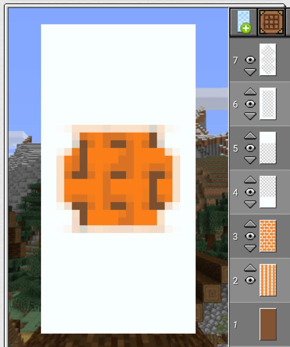 Làm Banner Minecraft Hình Bánh Quy
