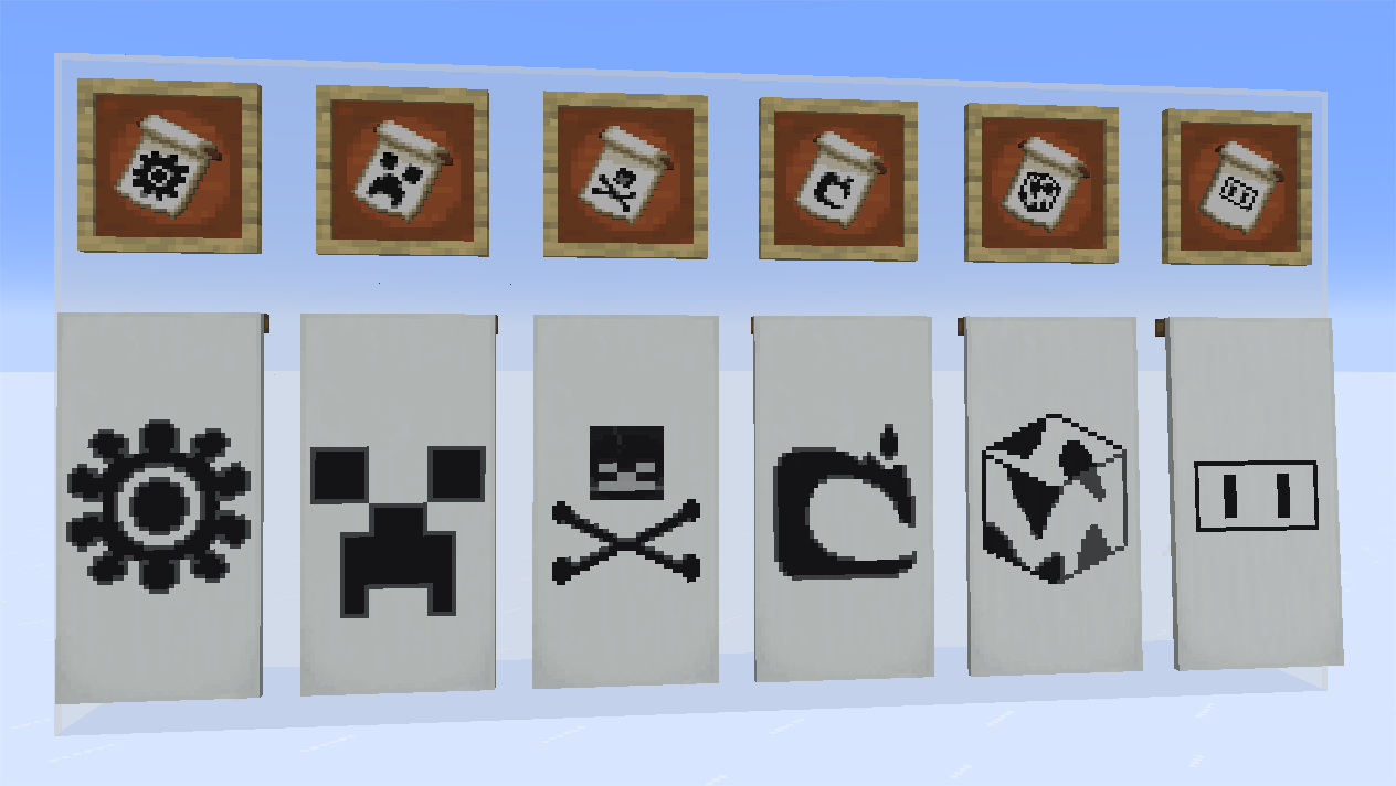 Mẫu hoa văn cờ hiệu Minecraft độc đáo nhất