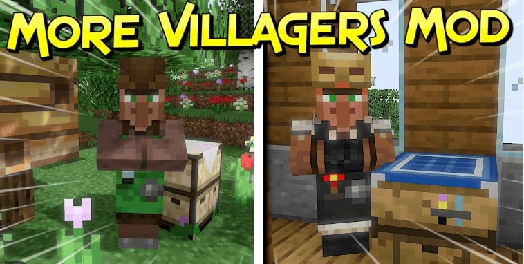 Sử dụng mod để tạo ra nhiều dân làng Minecraft