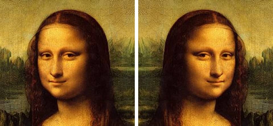 Hình Mona Lisa độc đáo