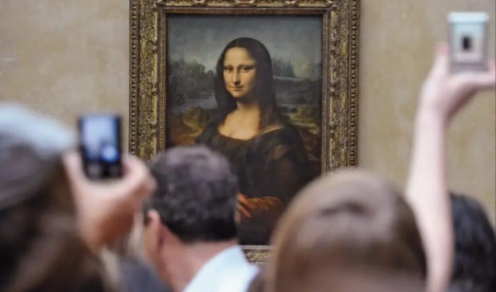 Hình ảnh nàng Mona Lisa tác phẩm được săn đón