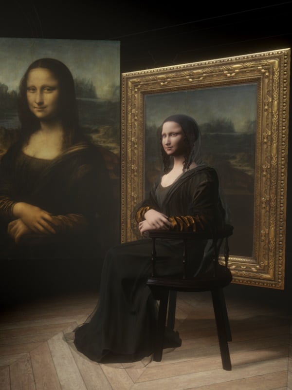 Hình ảnh về Mona Lisa thú vị