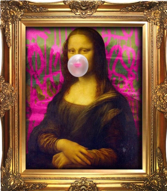 Hình chế Mona Lisa chất nhất