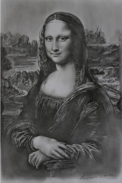 Hình vẽ Mona Lisa đặc sắc