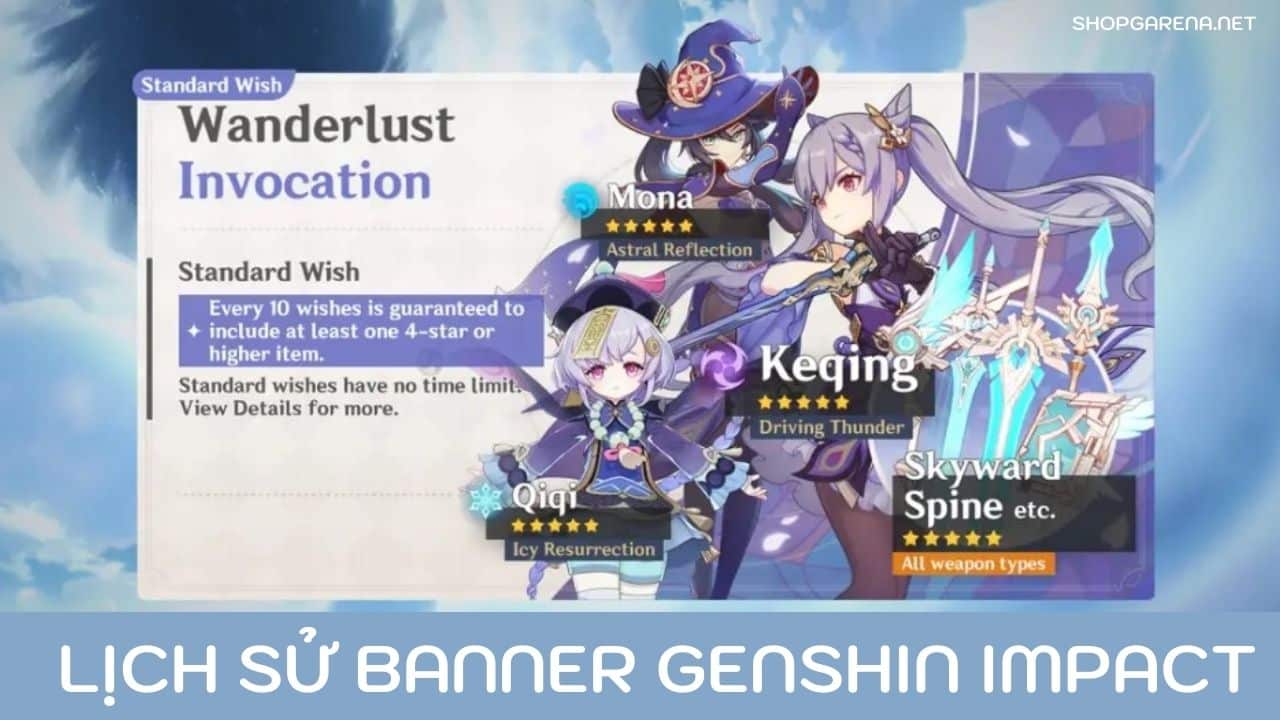 Lịch Sử Banner Genshin Impact